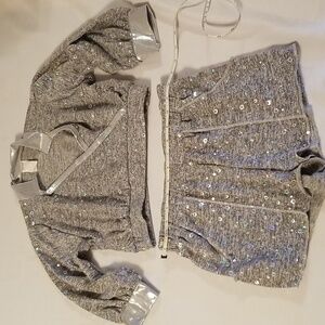 Silver Grey Hip Hop Dance Costume